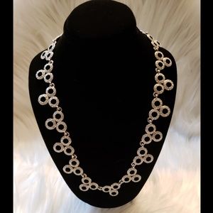 Kate Spade Clear Silver Delicate Dots necklace